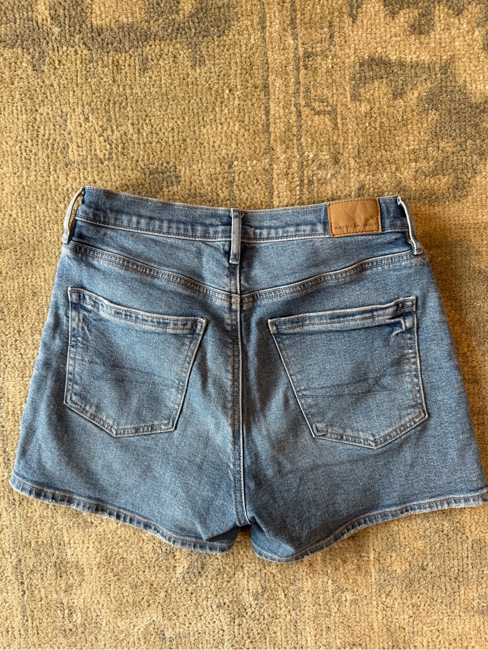American Eagle Outfitters Women's Light Blue Denim Jean Shorts